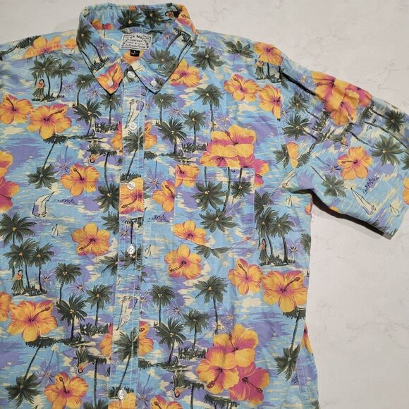Deus ex Machina Other - VTG Deus Ex Machina Motorcycles & Surfboards Floral Shirt Hawaiian Aloha Large
